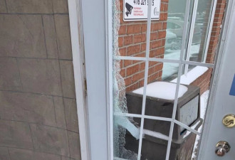 北约克餐馆凌晨被砸盗窃 华人店主呼吁商家小心