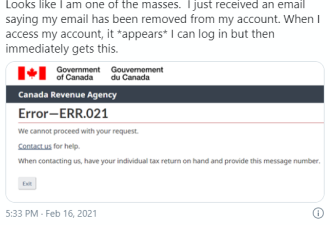 CRA出大事了！大批账户被冻结、删除邮箱！