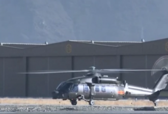 中国“黑鹰”列装西藏军区在高原训练
