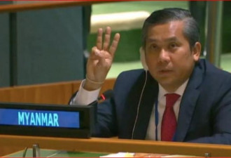缅甸大使一个动作赢得联合国会场如雷掌声