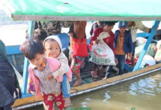 缅军方与克钦独立军爆发战事，难民外出避难