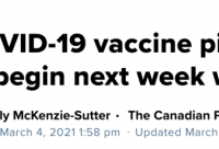 下周起多伦多药房开始接种阿斯利康疫苗