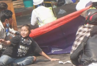 缅甸抗议中死亡的华裔少女遭军方掘坟验尸