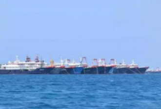 示威？约220艘中国渔船在争议海域集结