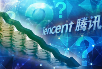 突发!腾讯尾盘大跳水 1小时暴跌2700亿