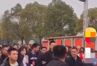网曝刘涛出街视频 30位保镖簇拥排场大