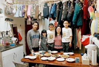 华人移居海外17年 五口住30平米房子