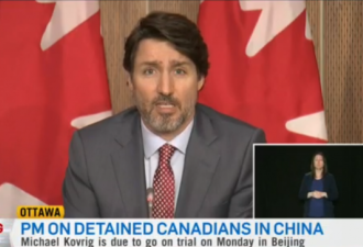 加拿大总理杜鲁多谴责加人在中国审讯缺乏透明