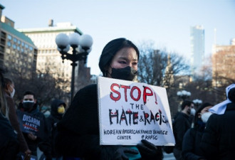 美国亚特兰大游行抗议针对亚裔的仇恨行为