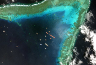 中国在争议水域部署大量船只，加强对南海控制