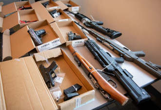 大多伦多警方缴获大批街头枪支毒品 起诉26人