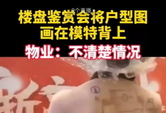 裸露嫩模惊现西安开盘会，不雅照展示震碎三观