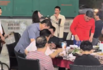毛阿敏老公现身酒局！满脸通红肚腩突出