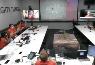 NASA机智号首次成功在火星动力飞行