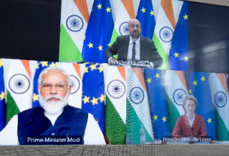 刚搁置欧中投资协议  欧盟转头向印度抛橄榄枝