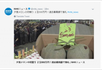一个甜瓜卖10多万人民币，日本凭什么？
