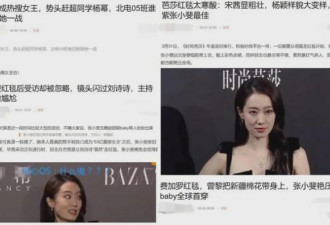 碰瓷刘诗诗杨幂?艳压大宝贝？张小斐也开始发力