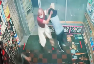 美亚裔女店员遭男子持板砖袭击 头部受到重击