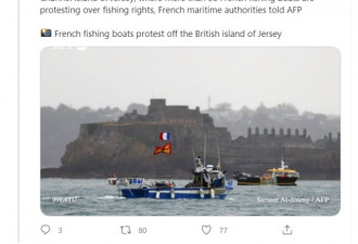 英法海上激烈对峙画上句号 法国放话下次开战