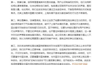 胡锡进:特斯拉没特权 要遵守中国法律、消费者