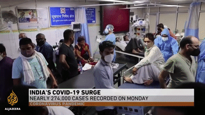 印度疫情沦陷！一架飞往香港的飞机上49人感染