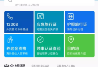 中国领事App上线！换发护照+回国旅行方便了