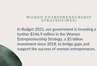 2021年联邦预算：投资妇女的经济复苏