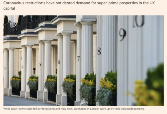 伦敦夺超级豪宅销售全球第一 超越纽约 香港