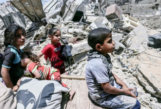 加沙50所学校遭轰炸 4万儿童无学可上