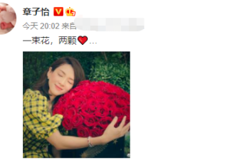 明星夫妇520集体秀恩爱 章子怡甜晒大束玫瑰