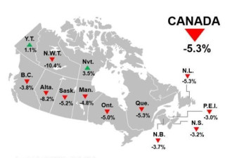 疫情令加拿大经济大滑坡 这两个省受打击最大