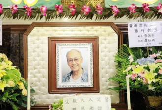 香港老戏骨设灵遗照曝！成龙刘德华等送花圈