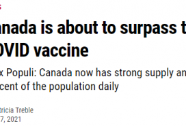 加拿大疫苗接种率2天后超美国 很快成世界第一