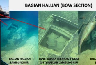 中国舰艇挑战800米深海 打捞印尼失事潜艇物品