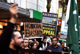 新西兰千人游行，抗议者谴责以色列“暴行”