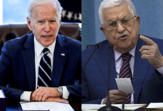 拜登分别与以色列总理、巴勒斯坦总统通电话