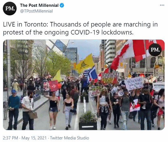 多伦多爆发万人大游行！加拿大7大城市联动！