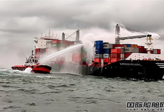 突大火！这艘中国船厂建造集装箱船交付仅三月
