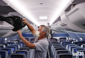 德州无强制令 加州旅客拒戴口罩搭机收巨额罚单