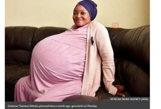 奇迹！南非37岁女子生下十胞胎！七男三女
