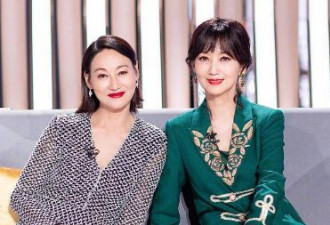 66岁赵雅芝与61岁惠英红同框 好显嫩