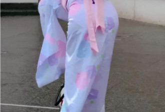 女孩在南京街头穿日本和服被骂惨 本尊回我爱国