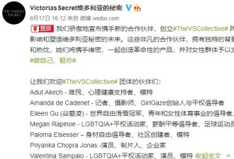 维密公布7位女精英新模特 中国运动员也在列