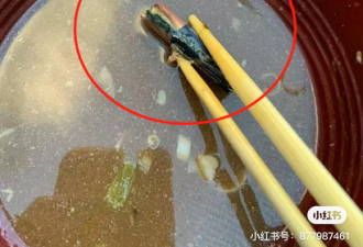 北约克中餐馆被曝"汤里有电池" 华人疑中毒就医