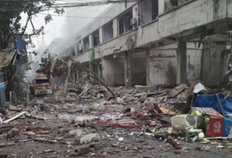 湖北爆炸1秒轰平菜市场 去年同日浙江爆炸夺命