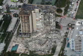 迈阿密12层高大楼倒塌案 升至4死159失踪