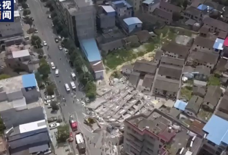 恐怖！湖南一栋大楼突然坍塌 夷为平地…