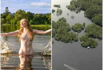 这片红树林都是裸女全身脱光光下水 男偷窥罚款