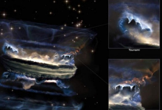 计算机模拟显示气体海啸可能逃离超大质量黑洞