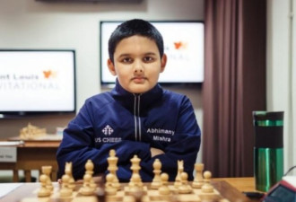12岁男童破纪录 成最年轻国际象棋特级大师